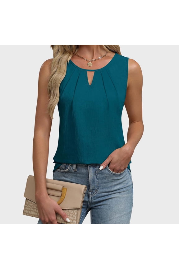 Smocked Womens Tops Trendy Elegant Cold Shoulder Camisole Tops Keyhole Neck Loose Fit Country Shirts Women S
