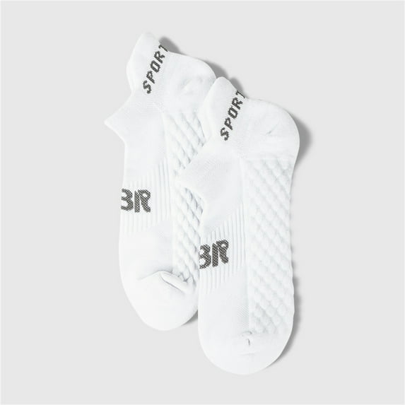 Dolkfu Socks for Men 9-12 White Non-Slip Athletic Ankle Socks with Cushion Wicking Running Socks Men