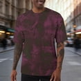 thumbnail image 1 of Dolkfu Summer Shirt Mens Athletic Gym Tie Dye Graphic Tees Men Crew Neck Active Short Sleeve T Shirt XXL, 1 of 6
