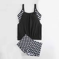 thumbnail image 1 of Dolkfu Tummy Control Women's Swim Suits High Waisted Tankini Sets Modest Two Piece Polka Dot Womens Swimwear L, 1 of 4