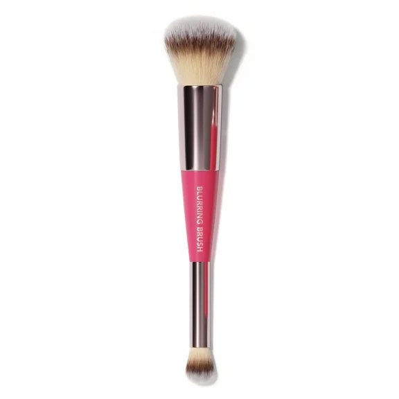 Doll 10 Peptide Blurring Double Ended Brush | Dual Sided Makeup Foundation Concealer Brush
