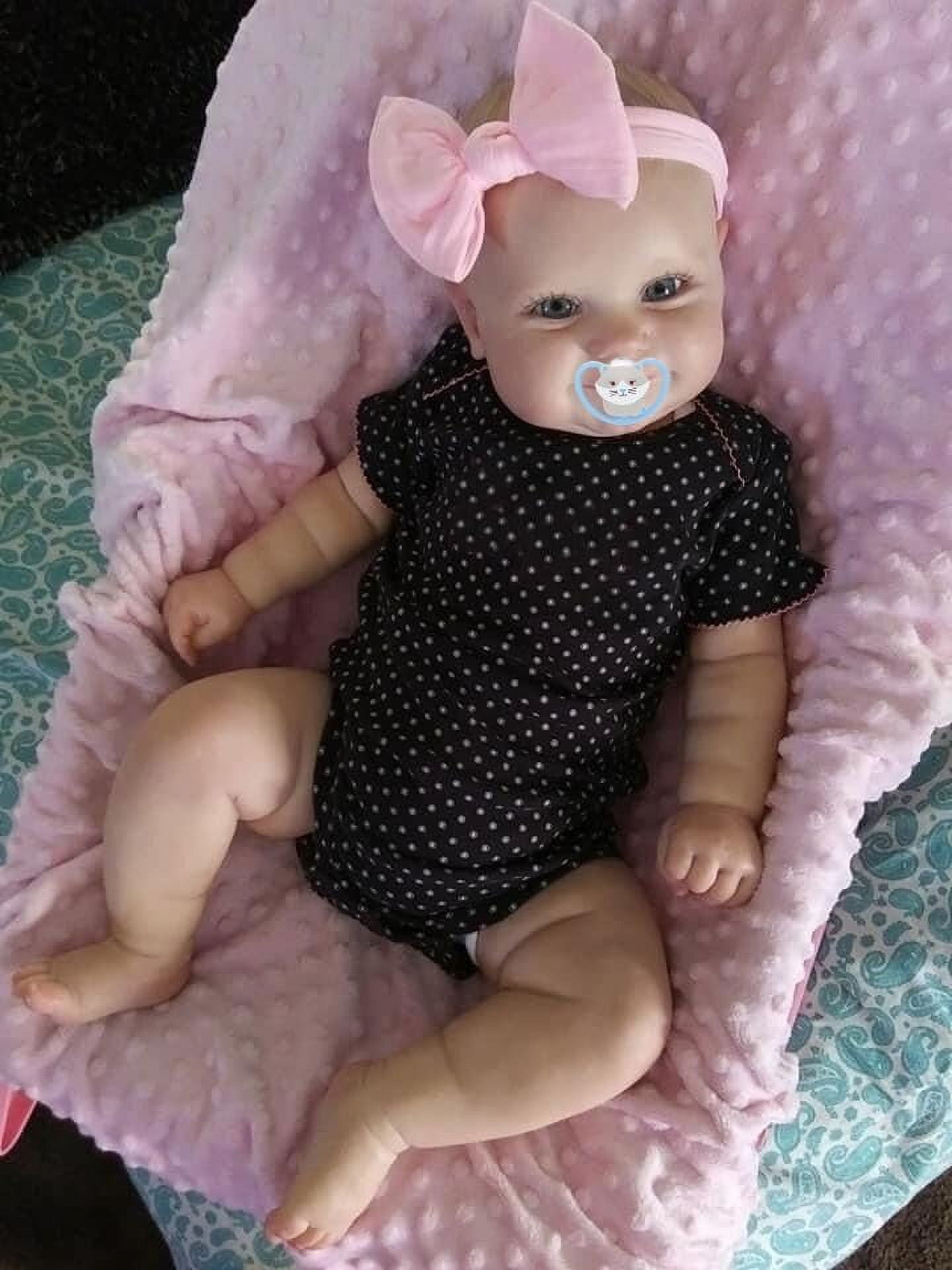 Doll 19 inch Realistic Newborn Baby Dolls Real Life Full Body Vinyl