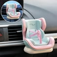 thumbnail image 1 of Doll Car Seat for 17cm Dolls, Doll Car Seat with Air Vent Clip and Desktop Stand, Cute and Functional Car Ornament for Doll Fans, Collectors [Gaming Chair] Macaron Pink, 1 of 8