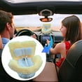 thumbnail image 1 of Doll Car Seat for 17cm Dolls, Doll Car Seat with Air Vent Clip and Desktop Stand, Cute and Functional Car Ornament for Doll Fans, Collectors [Pillow] Yellow, 1 of 8