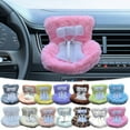 thumbnail image 1 of Doll Car Seat for 17cm Dolls with Safety Seat Air Vent Clip and Desktop Stand, Cute and Functional Car seat for Doll Fans, Collectors 15*12*6cm -J, 1 of 7