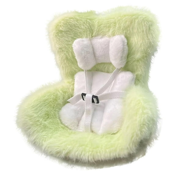 Doll Car Seat, Doll Accessories, Plush Cushion toy Seat for Collectors and Fans, Multi-functional Vent Clip and Desktop Stand, Cute and Realistic Design