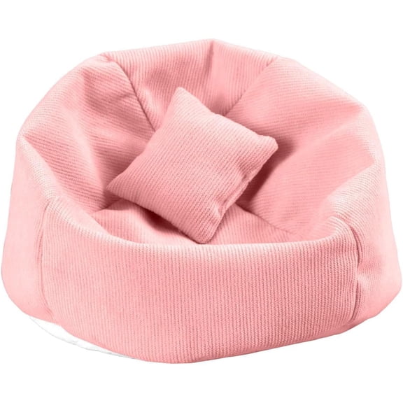 Doll Car Seat, Handmade Bean Bag Chair for 15-17cm Doll, Anti-Slip Bottom, Cute Doll Accessories for Display, Fans&Collectors Gifts, Durable Corduroy Fabric