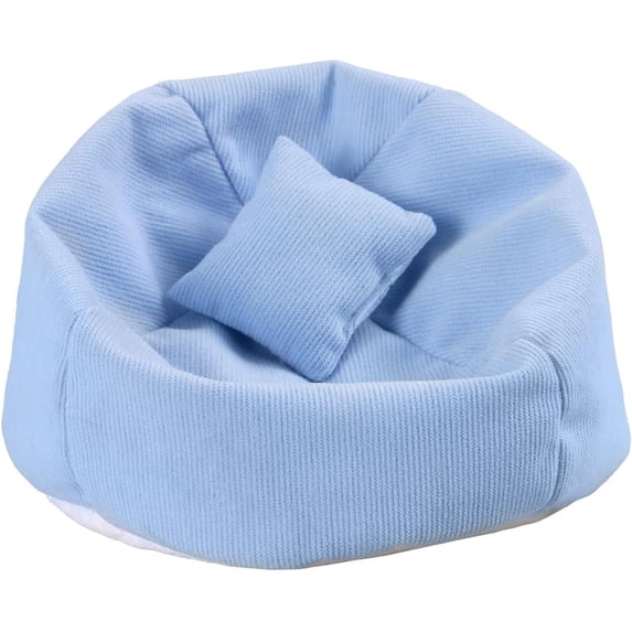 Doll Car Seat, Handmade Bean Bag Chair for 15-17cm Doll, Anti-Slip Bottom, Cute Doll Accessories for Display, Fans&Collectors Gifts, Durable Corduroy Fabric