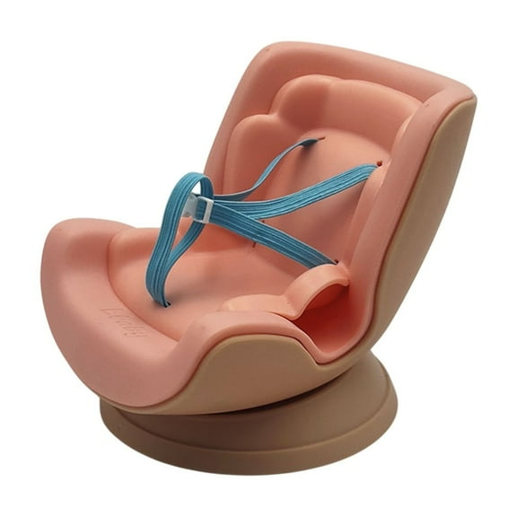 Doll Car Seat Protector Companion with Air Conditioning Cute Pet Pendant ABS Material Travel Artifact Display Holder