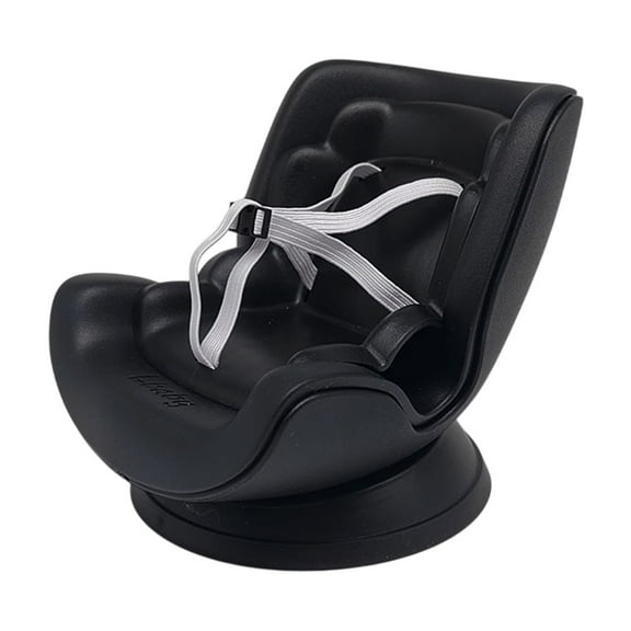 Doll Car Seat Protector Companion with Air Conditioning Cute Pet Pendant ABS Material Travel Artifact Display Holder