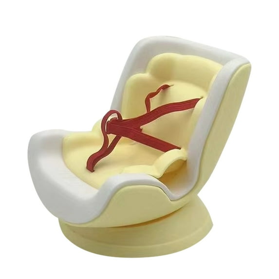 Doll Car Seat Protector Companion with Air Conditioning Cute Pet Pendant ABS Material Travel Artifact Display Holder