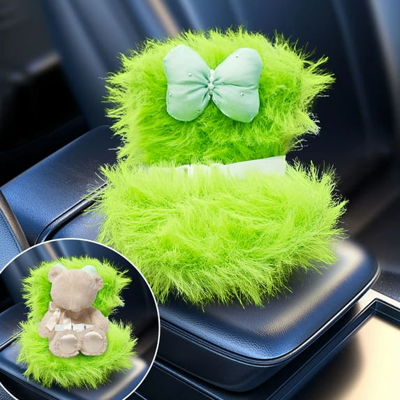 Doll Car Seat for Dolls with Soft Furry Cushion, Air Vent Clip and Desktop Stand, Cute and Functional Car Ornament for Doll Fans and Doll Collectors