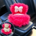 thumbnail image 1 of Doll Car Seat with Soft Furry Cushion for 10-17cm Dolls, Clips onto Car Air Vent Cute and Functional Car Ornament for Blind Box Doll Fans, Collectors, 1 of 6
