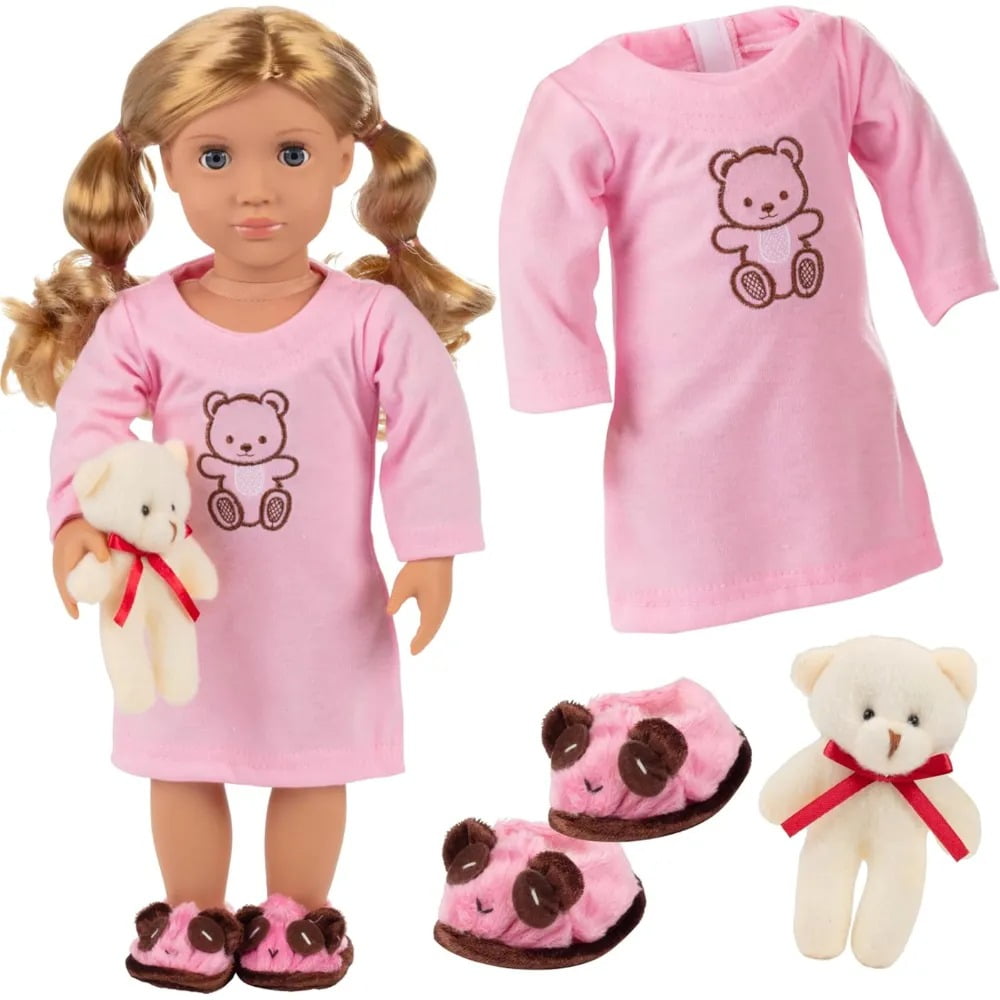 Doll Clothes for American Girl Dolls: Piece Night Gown Outfit