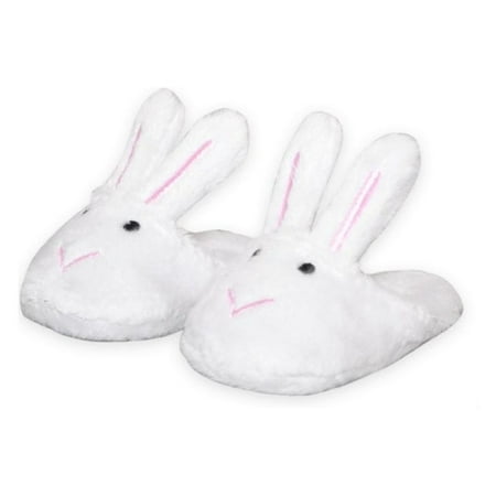 product image of Doll Clothes - Bunny Slipper Flip Flops Fits American Girl & Other 18 inch Dolls