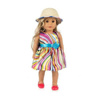 Doll Clothes Dress for 18 Toy Inch American Accessory Girl Education