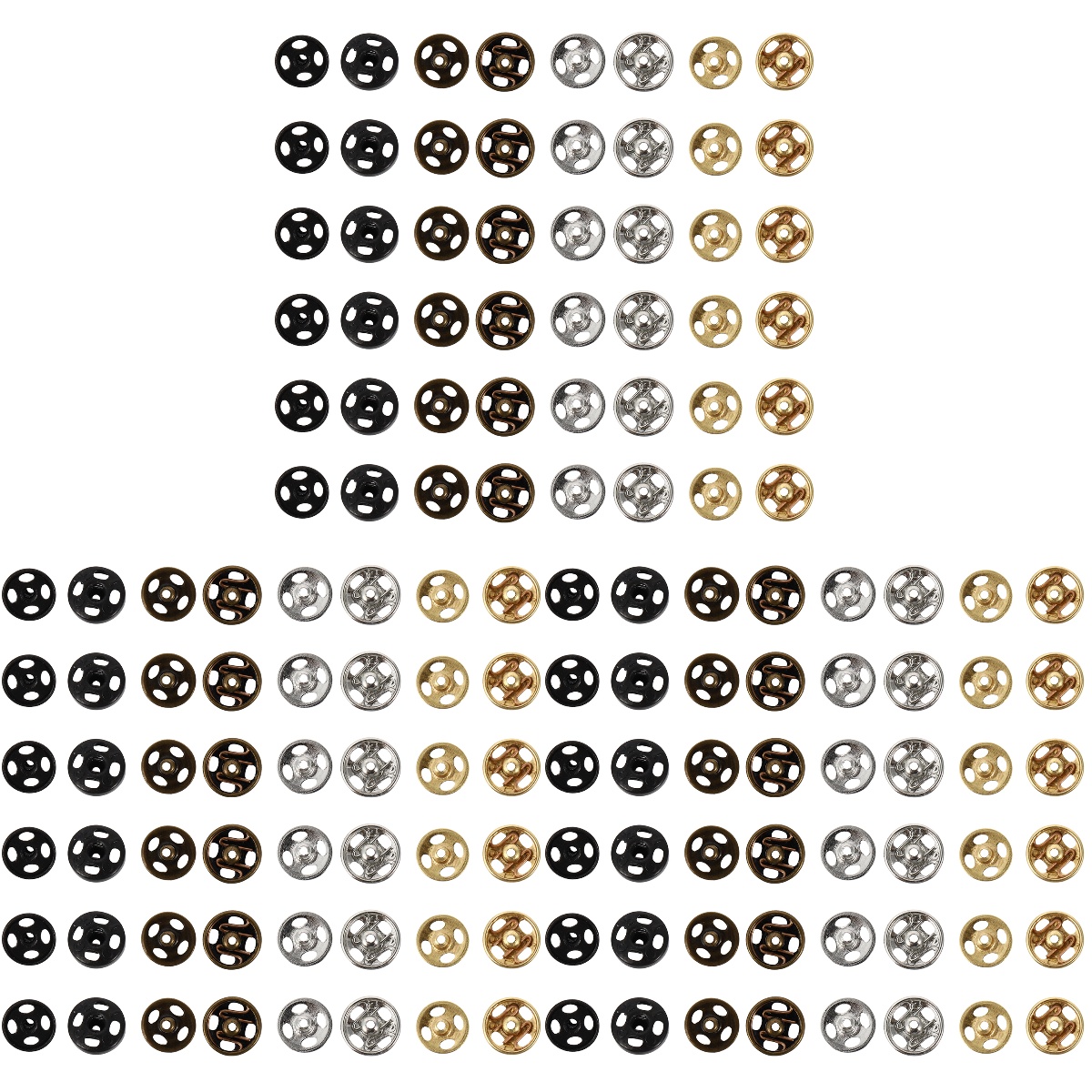 Doll Clothes Fasteners 120 Pcs Hidden Buckle Jewelry Acrylic Scrapbook