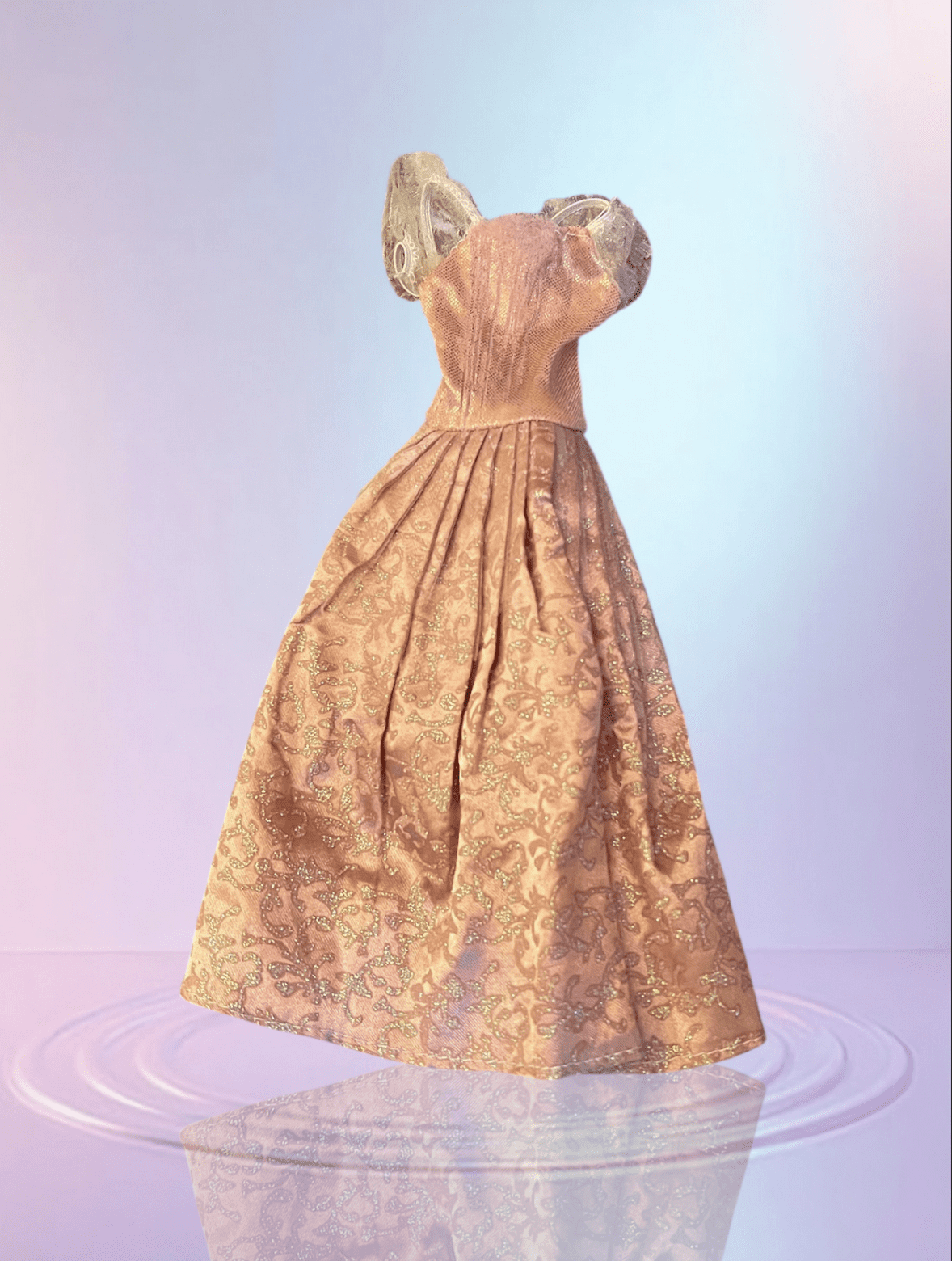 green emerald velvet dress Goin' Out! Fashion Doll main image 0