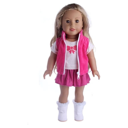 Doll Clothes, Party Dress Shirt Sweater Jacket Vest Skirt Hat Costumes Sets Daily Clothes Outfits