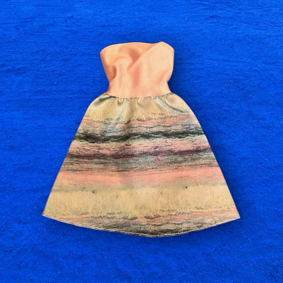 Doll Clothes Striped Bottom Short Mini Dress