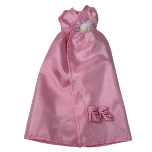 Doll Clothes Superstore Elegant Long Pink Sleeveless Gown for Barbie & 11.5" Fashion Dolls