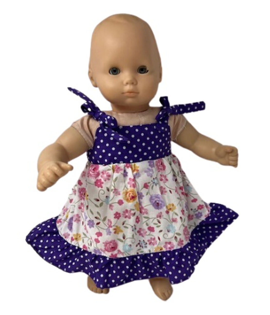 Doll Clothes Superstore Flower Print Sundress Fits 1516 Inch Baby And