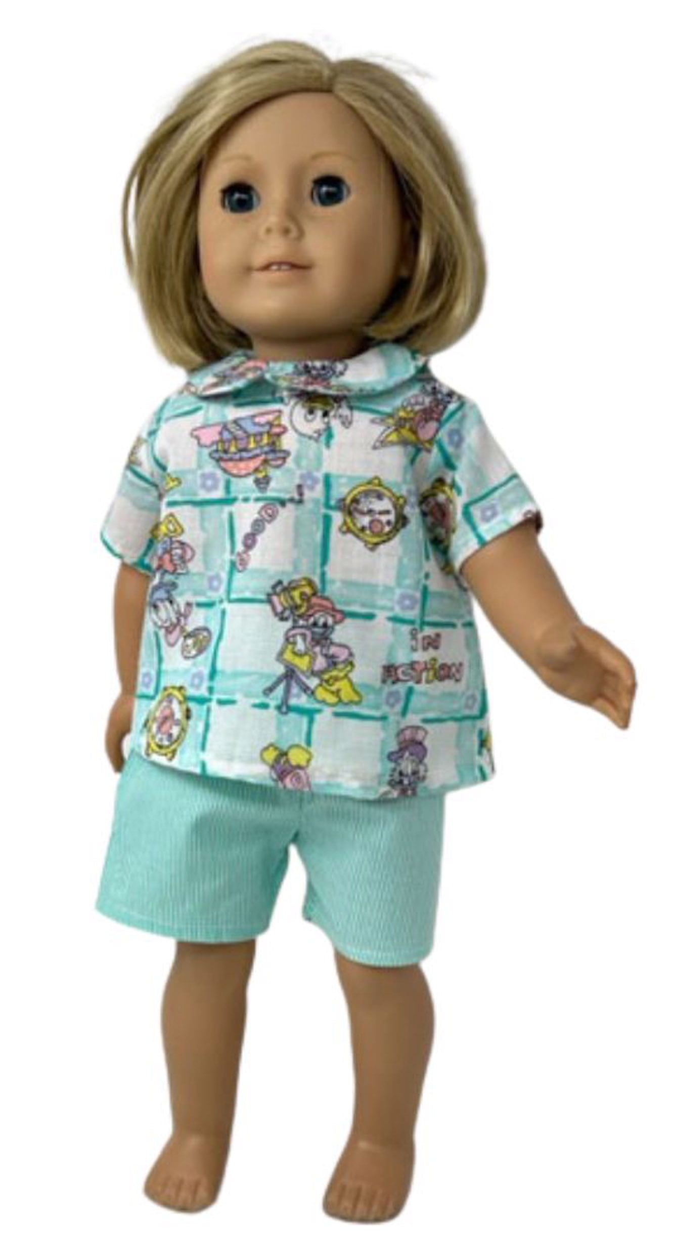 Doll Clothes Superstore Funny Donald Duck Short Set Fits 18 Inch Girl