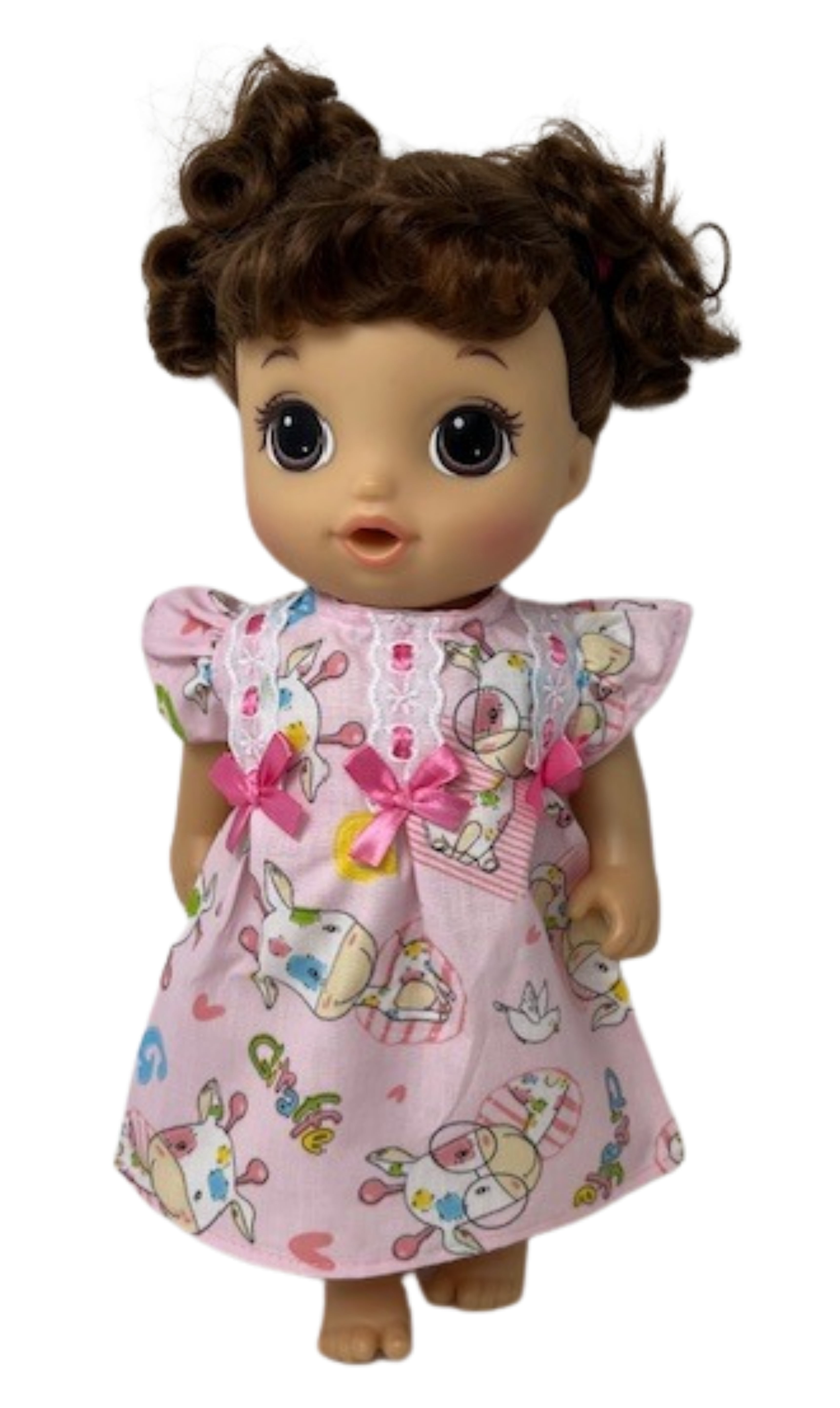 Doll Clothes Superstore Giraffe Nightgown Fits 14 Inch Baby Alive And ...
