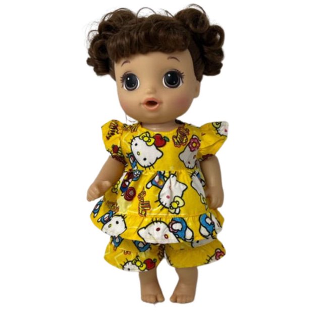 Doll Clothes Superstore Hello Kitty Pajamas Fits 14 Inch Baby Alive And Little Baby Dolls