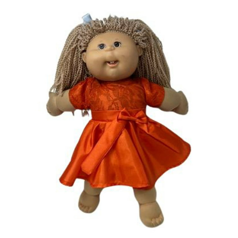 Doll Clothes Superstore Orange Party Dress Fits 15-16 Baby And