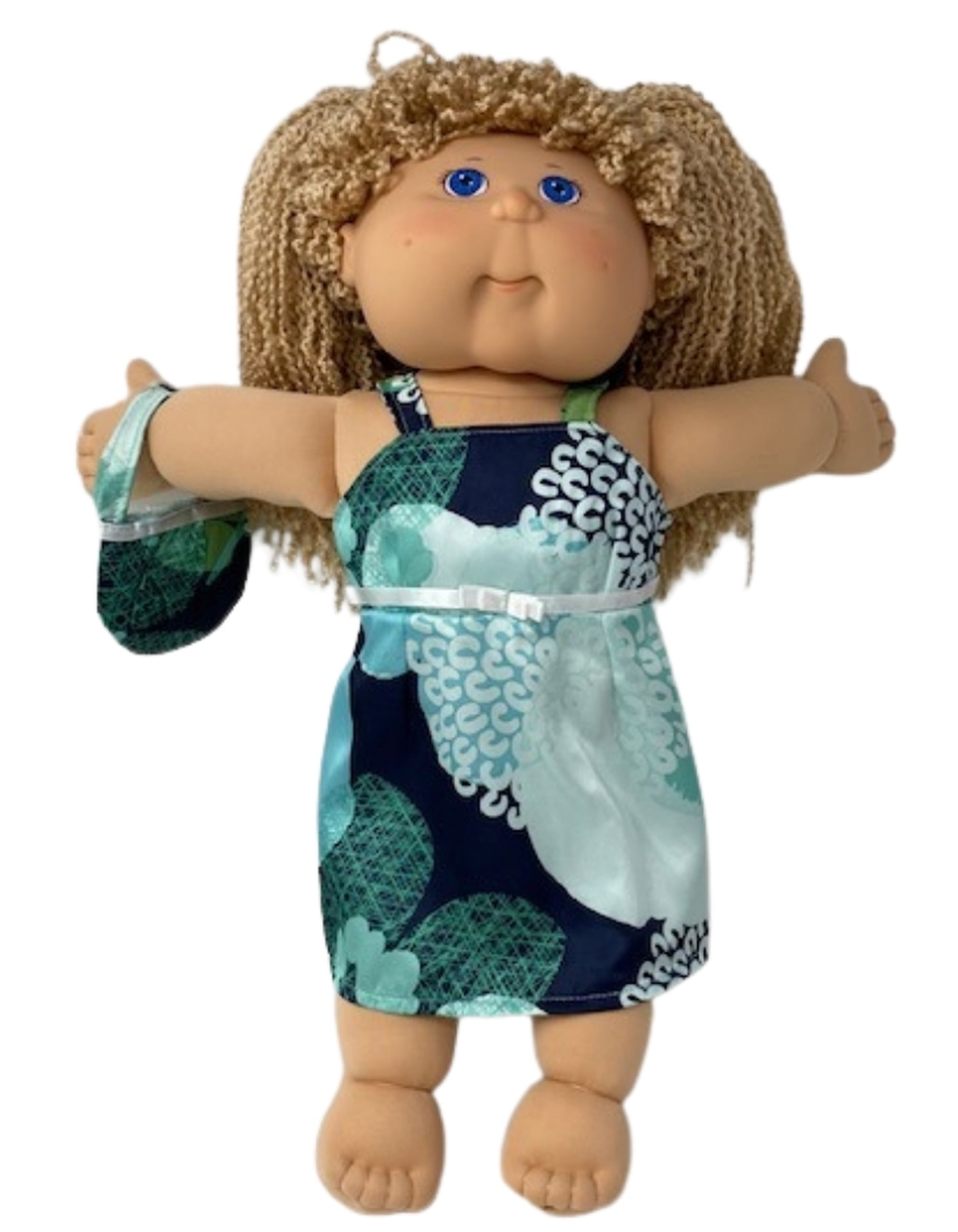 Doll Clothes Superstore Splash Print Sundress With Purse Fits