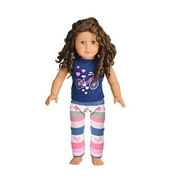 Doll Clothes - Tank & Sweatpants Fit American Girl & Other 18 inch Doll Size