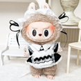 Doll Clothes for POP MART LABUBU Plush Doll Dress Mini Clothes (No Toys
