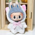 Doll Clothes for POP MART LABUBU Plush Doll Dress Mini Clothes (No Toys
