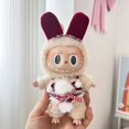 Doll Clothes for POP MART LABUBU Plush Doll Dress Mini Clothes (No Toys