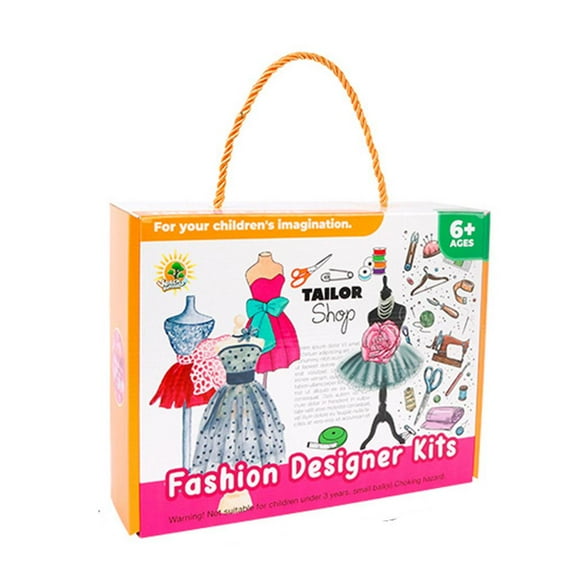 Doll Clothing Sewing Kit For Kid | DIY Arts Creative Toy Crafts For Girls U8W9