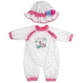 thumbnail image 1 of Doll Clothing for 18" Doll Jumpsuit, White Lace Lace Sunhat Dressup of Your Lovely Dolls, 1 of 5