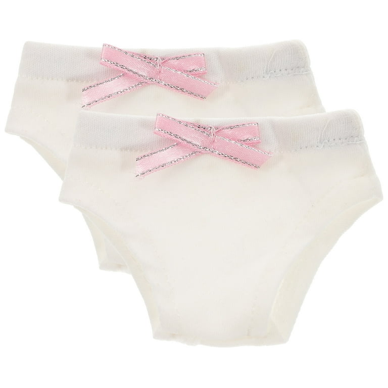 Diaper Underwear for 5 Berenguer Lots to Love Mini Baby Dolls - Handmade  Crochet - White | MakerPlace by Michaels