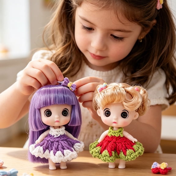 Doll Display Case Mini Figure Display Case Clear Durable Plastic Figure Display Case Protects Collectibles Birthday Gift for Daughter Single Pack