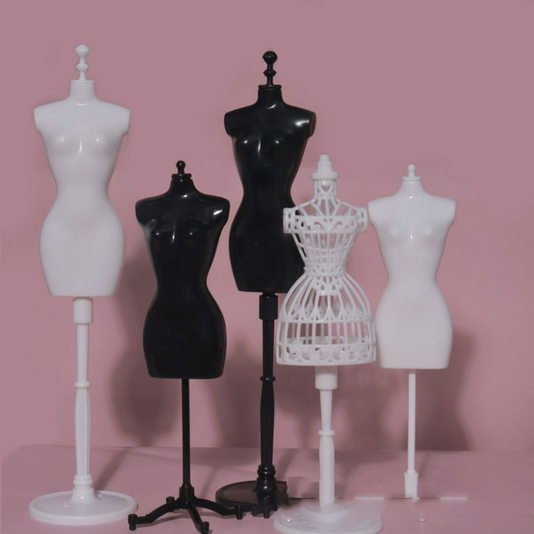6 Pcs Doll Model Stand Doll Dress Mannequin Stand Mini Model Holder Home  Decor