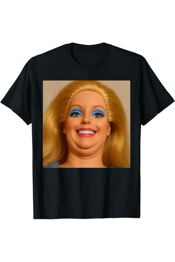 Doll Face Expression Hilarious Sarcastic Gen Z T-Shirt , Vintage T-Shirt