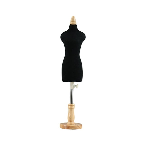 Doll Female Dress Form Mannequin Doll Clothes Form Photo Props,for Costume Jewelry Display Doll Dress Display Holder for Doll 33cm Round Base