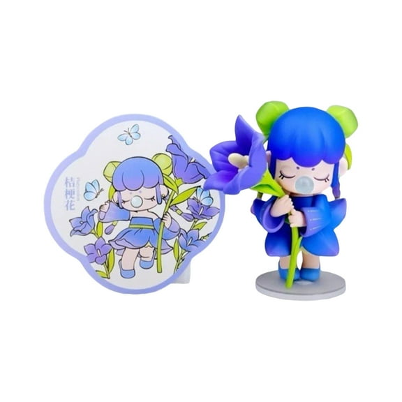 Doll Figure, Rolife Nanci Wind Passing Flowers Collection Designated Edition No Random Pulls Pvc Statue Hand-Painted Meticulous Craftsmanship Sturdy Base For Display