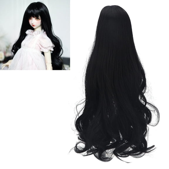 Polyester Fiber Fill Doll Hair Doll Hair, DIY Doll, Doll Replacement, Curly Doll Hair, Doll Wig High Temperature Wire Mesh for DIY Wig Making