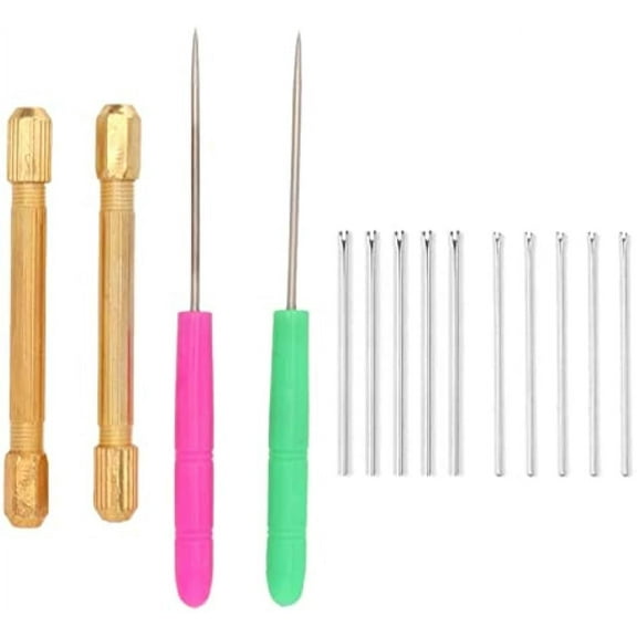 Doll Hair Rooting Tool, Doll Hair Rooting Reroot Rehair Tool Holder Metal 10 Needles Sturdy Doll Hair Making Tool Reborn Hair Rooting Tools for Craft Lovers DIY Supplies