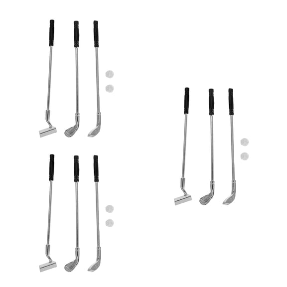 3-Pack Kids Golf Sets with Realistic Simulation, Fun Golf Toys and Decorative Accessories for Indoor and Outdoor Play