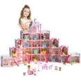 Doll House for Girls ,29 Rooms Dollhouse with Dolls Figure, Puppies