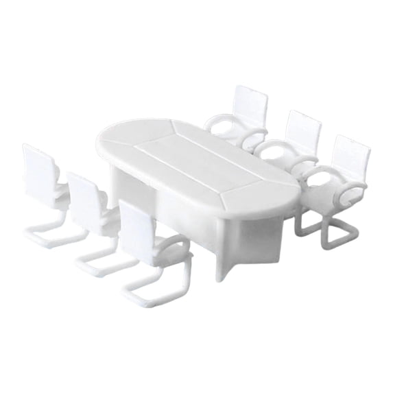 Doll House Mini Sofa 1:50 Mini Furniture Sand Table Building Model Resin Material for Diorama Scenes