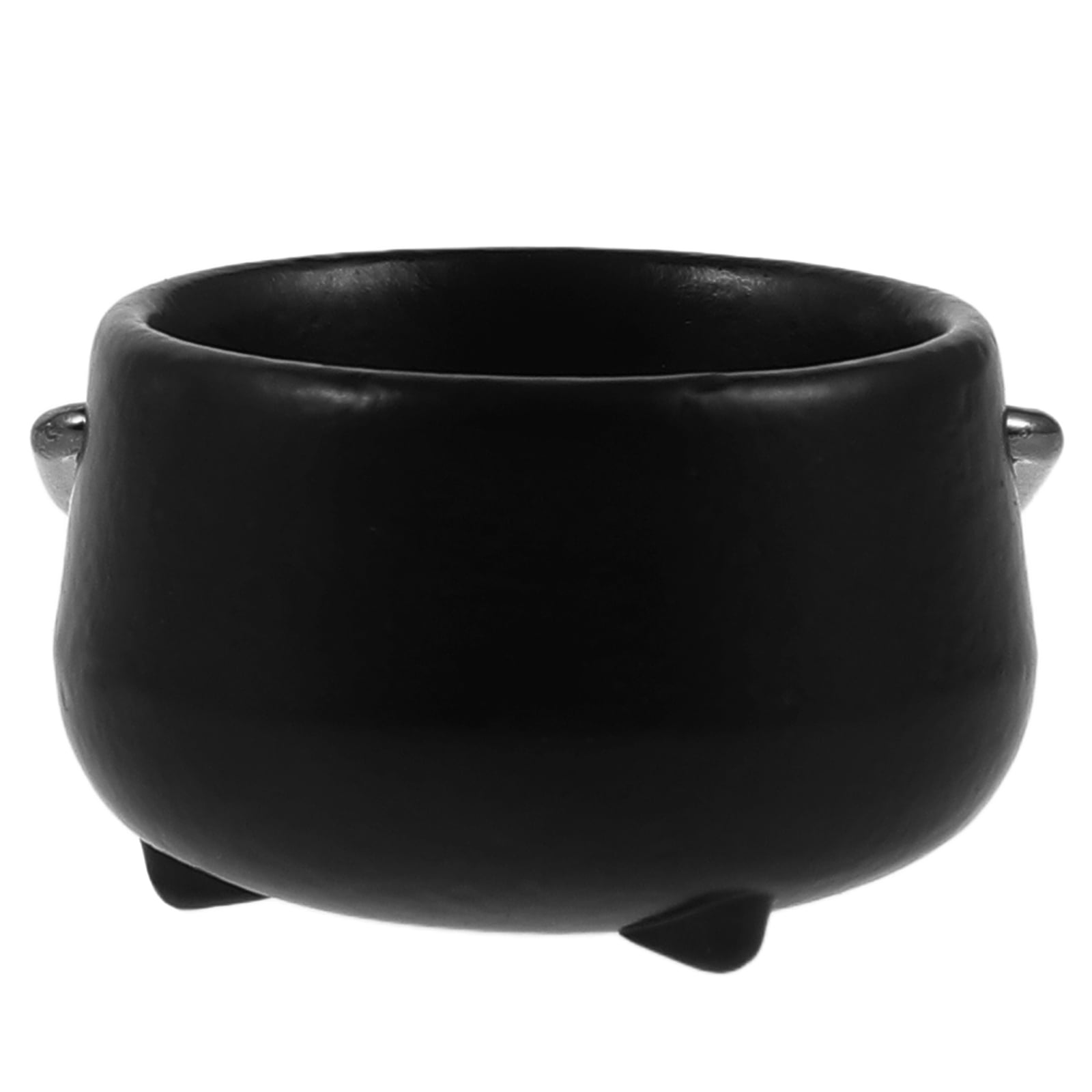 Doll House Pot Toys Doll House Dish Decorations Black Cauldron Figure 1/12 Scale Cauldron Miniature Pot