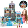 thumbnail image 1 of Doll House - Toys for 3 Year Old Girl, Dream Dollhouse 11 Rooms with Light Furniture and Accessories, Pretend Play Kit Doll House for Princess Age 3-7, 1 of 9